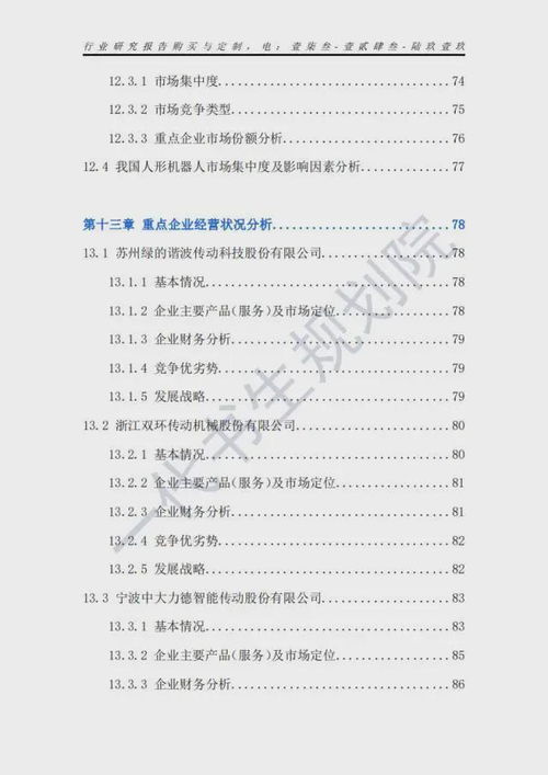 人形機(jī)器人行業(yè)市場(chǎng)發(fā)展趨勢(shì)研究分析報(bào)告